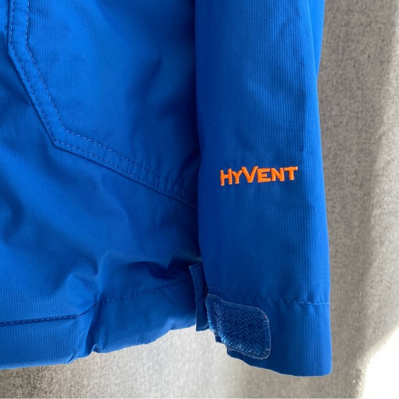 The North Face Boys HyVent Blue Rain Jacket XL - Picture 4 of 7